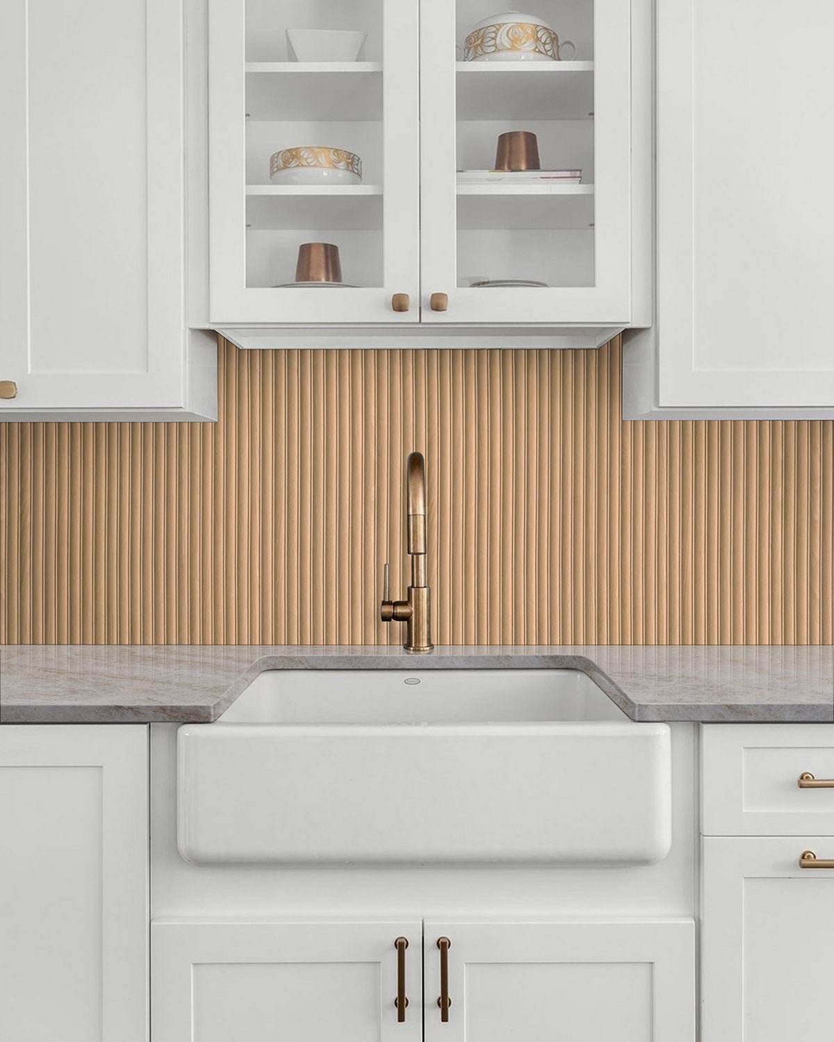 Urbanslat Timber Ceramic MSI Field Tiles 16" X 48" Fluted MSI - Zicana Boutique - 11