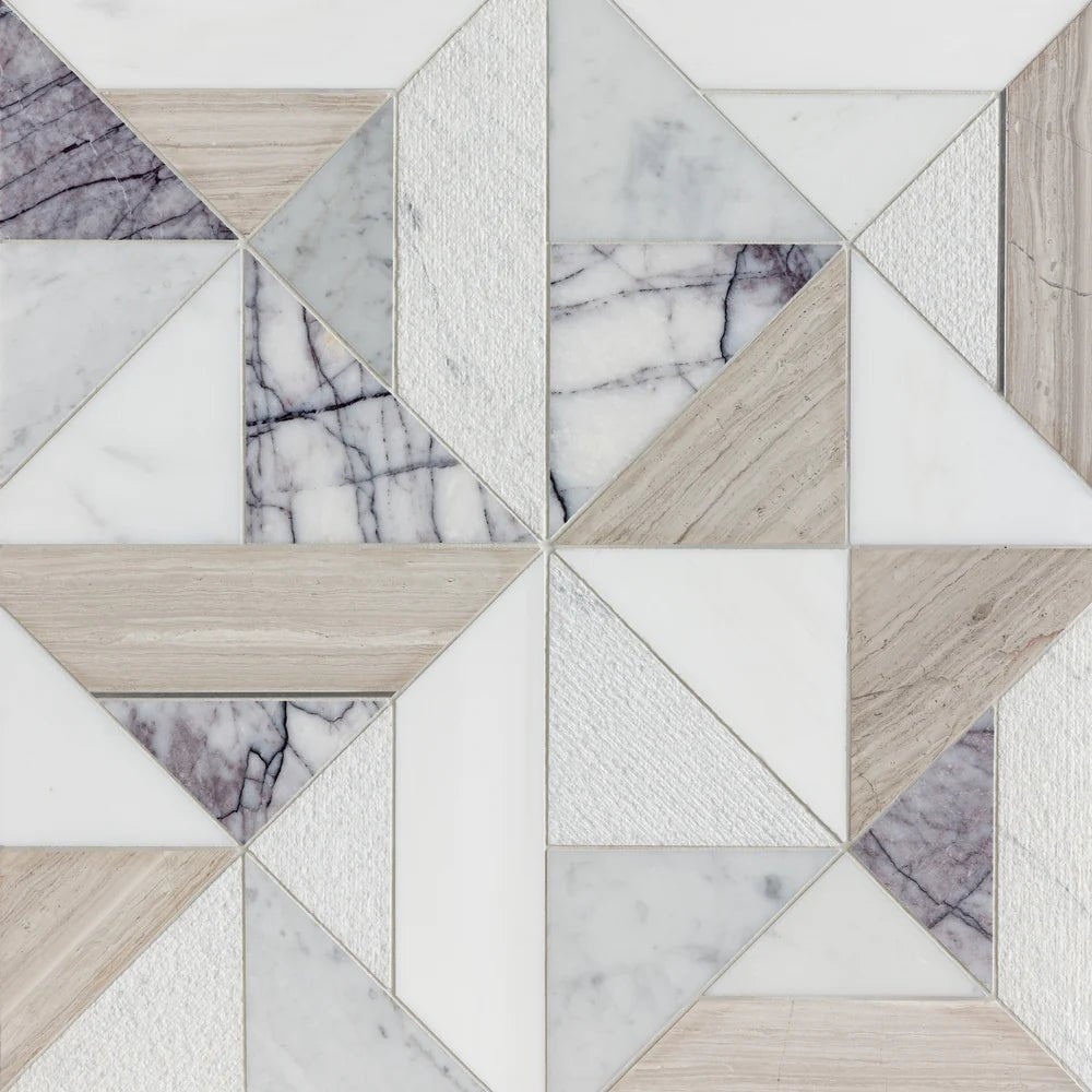 Westwind Lilac Waterjet Mosaic Zicana Boutique - Zicana Boutique - 4