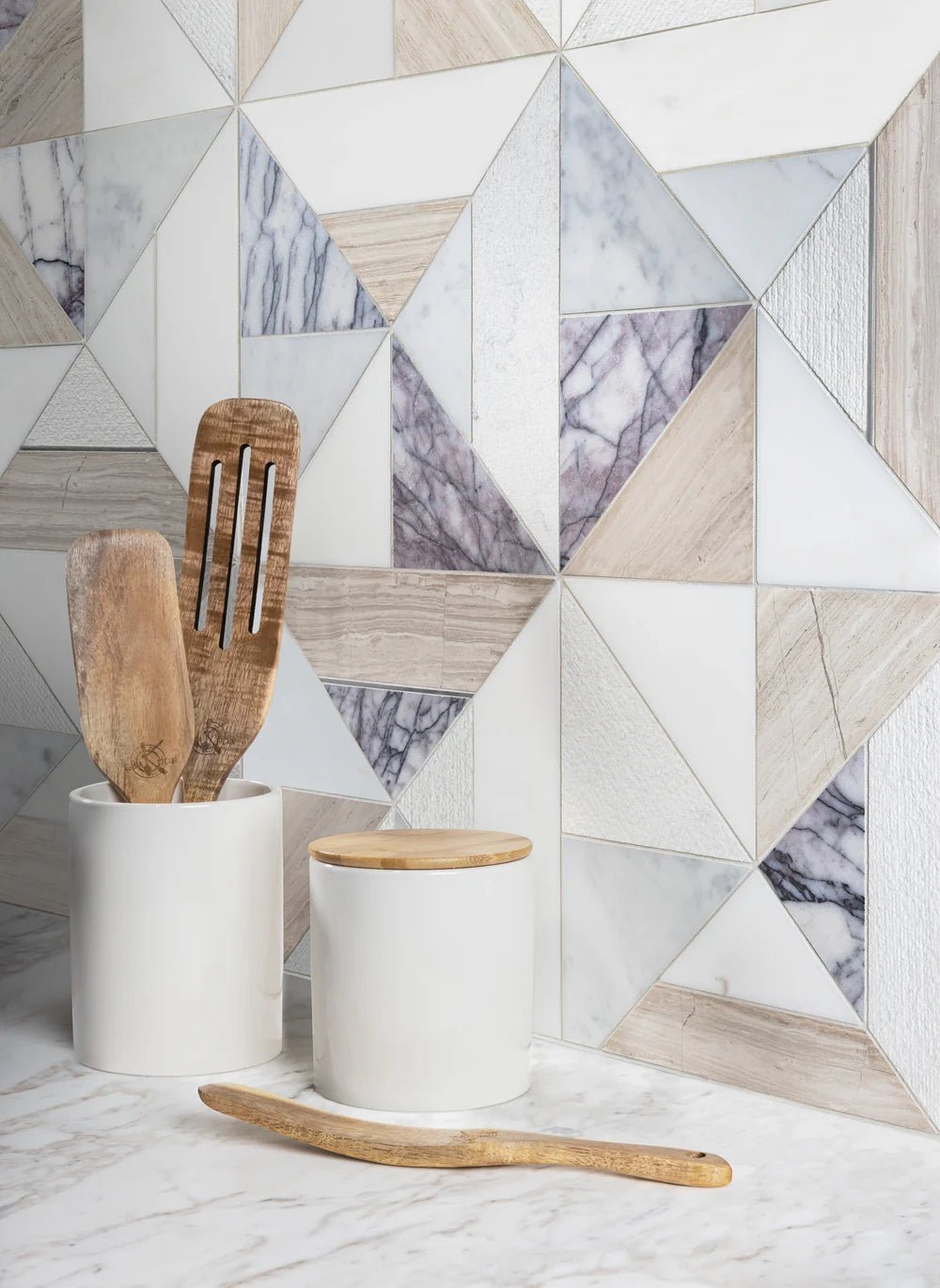 Westwind Lilac Waterjet Mosaic Artistic Tile - Zicana Boutique - 3