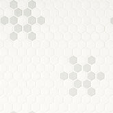 White And Gray Porcelain MSI Mosaic Tiles 12" X 12" Petal Pattern MSI - Zicana Boutique - 1