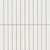 White Porcelain MSI Mosaic Tiles 1" X 6" Stack Pattern MSI - Zicana Boutique - 1