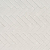 White Porcelain MSI Mosaic Tiles 11" X 12" Herringbone Pattern MSI - Zicana Boutique - 1