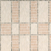 Windowpane Plaid Pink Mosaic Artistic Tile - Zicana Boutique - 1