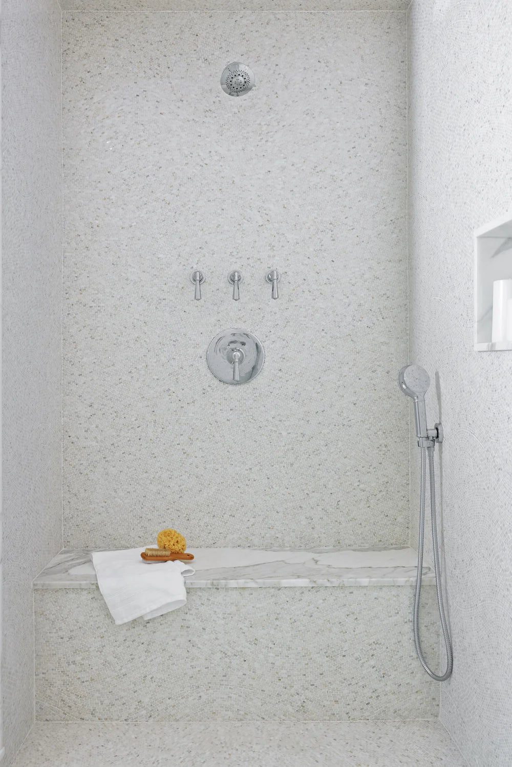 Xanadu Falls Calacatta Gold Marble Mosaic Artistic Tile - Zicana Boutique - 3