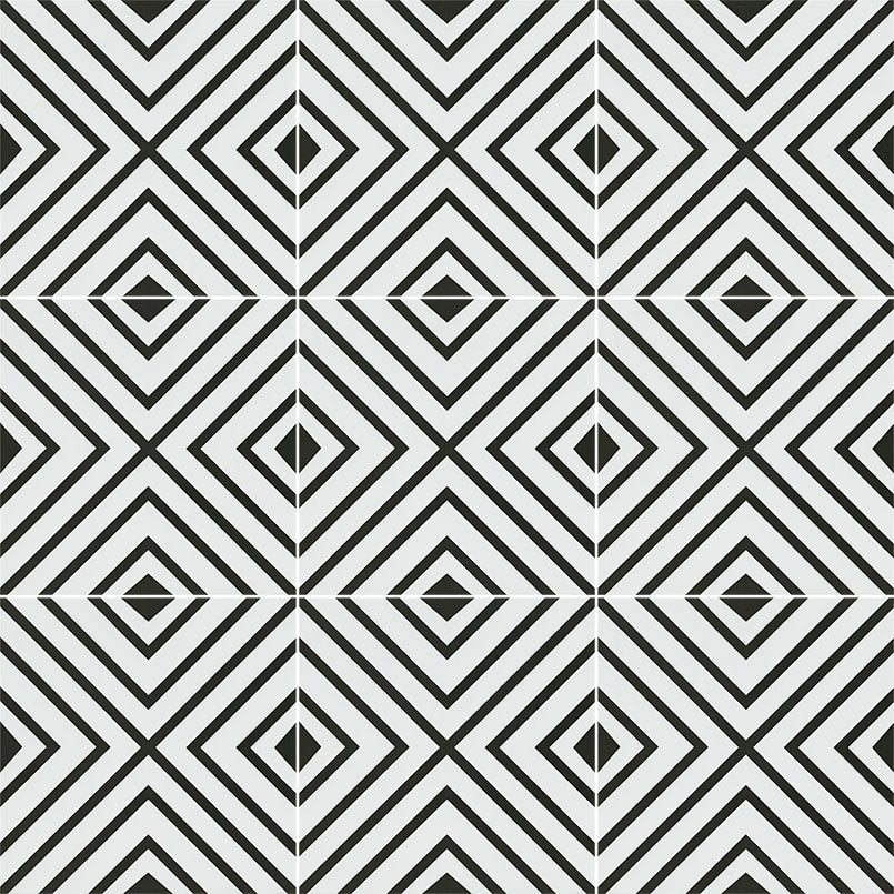Zaria Modena Encaustic Porcelain MSI Field Tiles 8" X 8" MSI - Zicana Boutique - 3