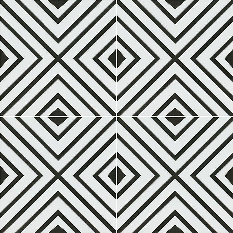Zaria Modena Encaustic Porcelain MSI Field Tiles 8" X 8" MSI - Zicana Boutique - 1