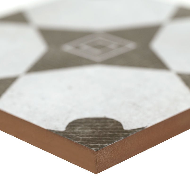 Zaria Sakura Encaustic Porcelain MSI Field Tiles 8" X 8" MSI - Zicana Boutique - 4