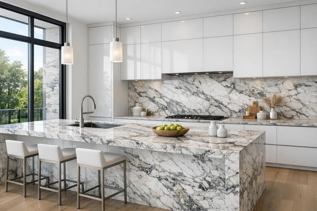 Alaska White Maximum: Elevate Designs with Fiandre Stone Solutions - Zicana Boutique