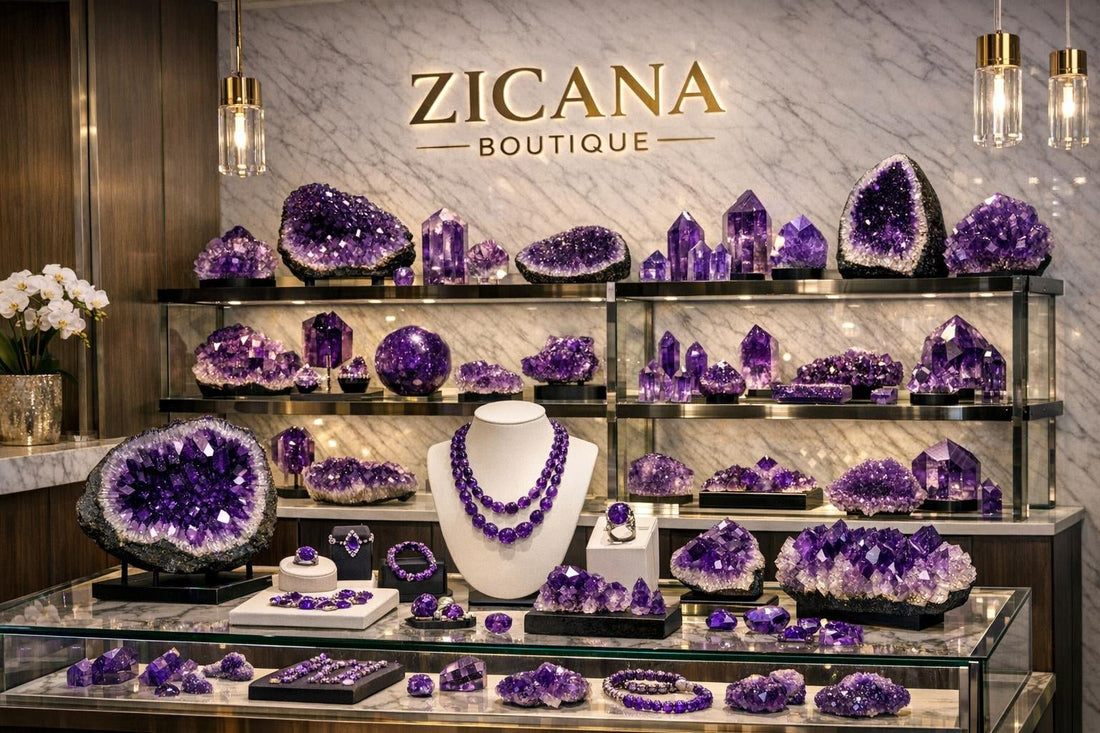 Amethyst Precious Stone Inspirations - Zicana Boutique Guide - Zicana Boutique