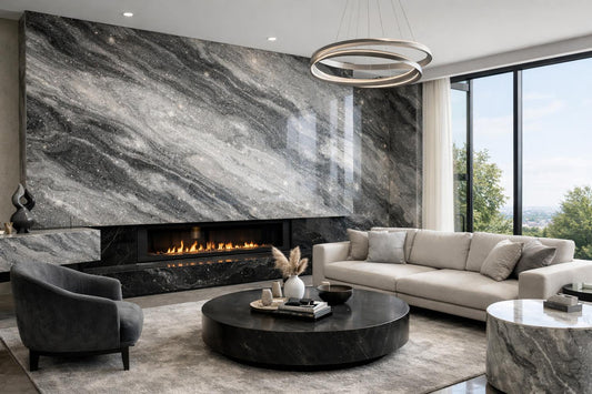 Andromeda Infinity: Elevate Spaces with Timeless Stone Elegance - Zicana Boutique