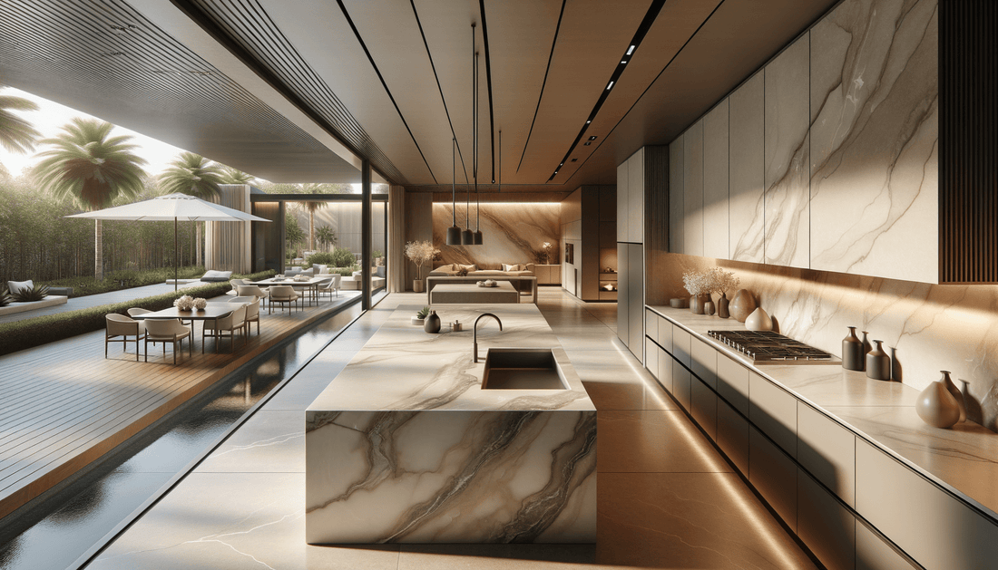 Are porcelain slabs any good for luxury stone design? - Zicana Boutique