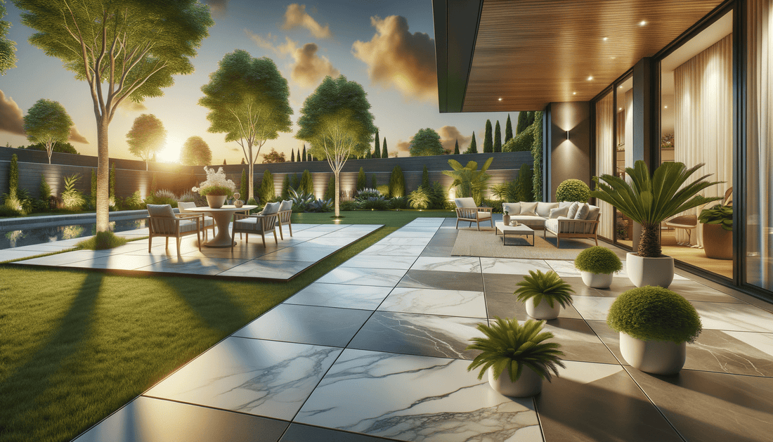 Are porcelain slabs good for patio use outdoors? - Zicana Boutique