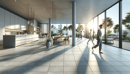 Are porcelain slabs slippery for home and trade use? - Zicana Boutique