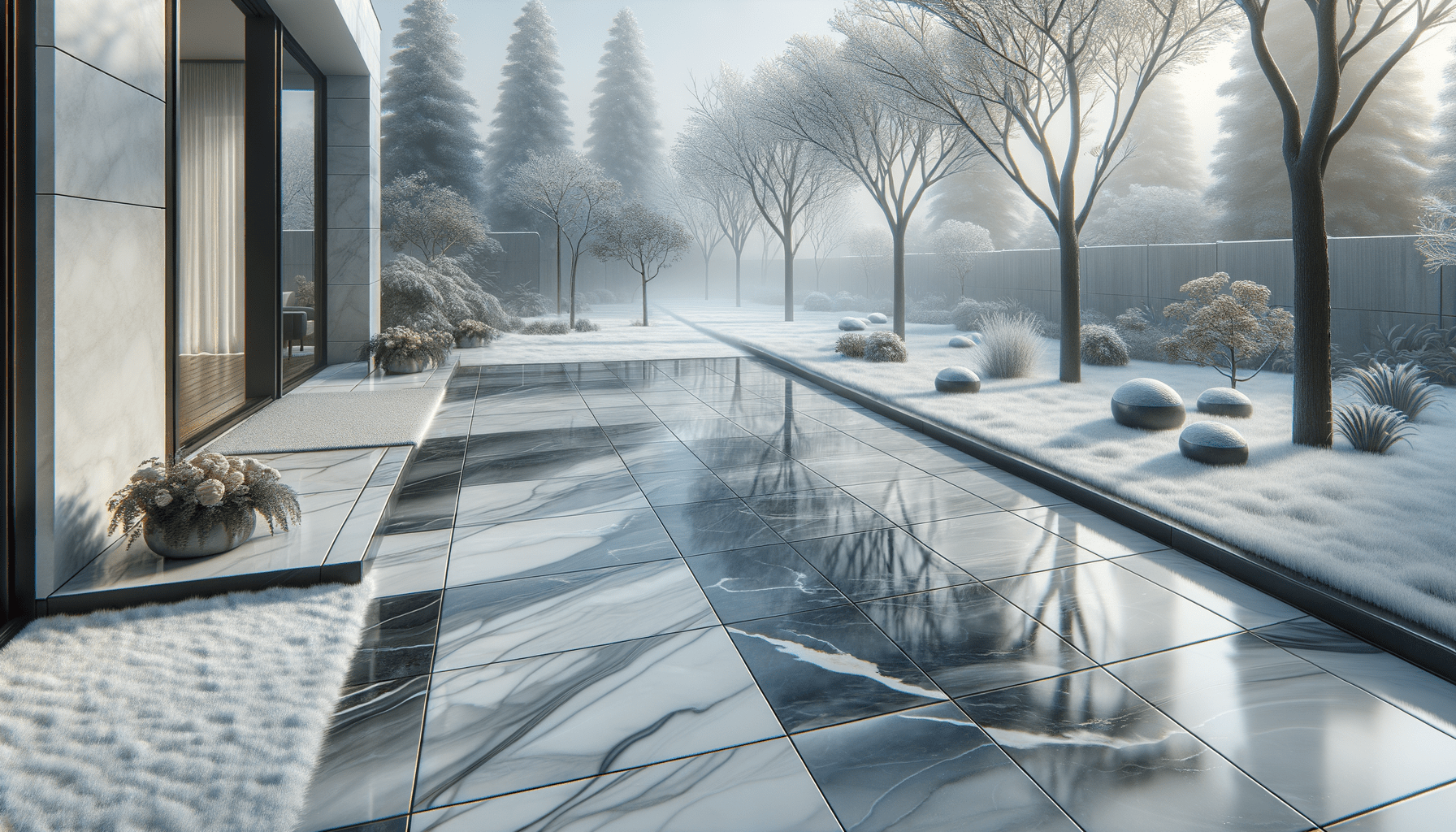 Are Porcelain Slabs Slippery in the Winter Explained – Zicana Boutique