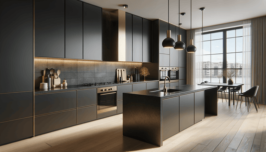 Black Silestone Countertops for Bold, Luxe Interior Design - Zicana Boutique