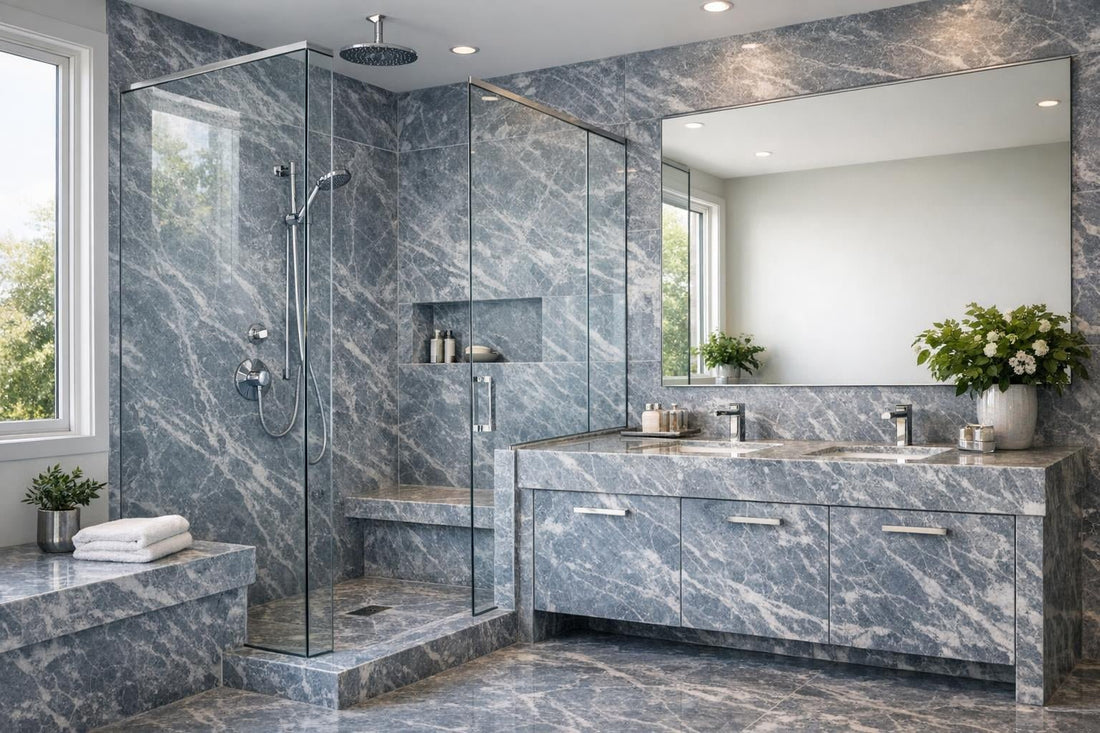 Blue De Savoie Marble: Elevate Spaces with Zicana Boutique - Zicana Boutique