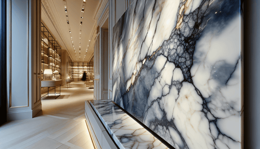 Blue De Savoie Marble: Timeless French Elegance at Zicana Boutique - Z Boutique by Marble Couture