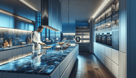 Blue Quartz Kitchen Countertops: Luxury and Durability for Professionals - Z Boutique by Marble Couture