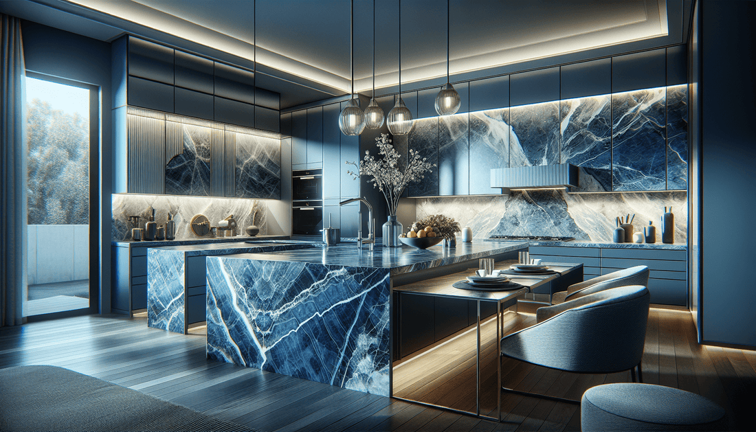 Blue Tempest Quartzite Countertops: Elegance for Homes and Design Professionals - Z Boutique by Marble Couture