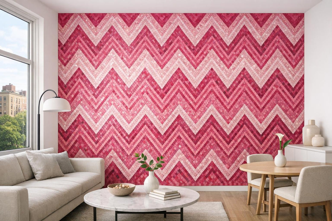 Bold Morningside Heights Mosaic: Zig Zag Artistry Unveiled - Zicana Boutique