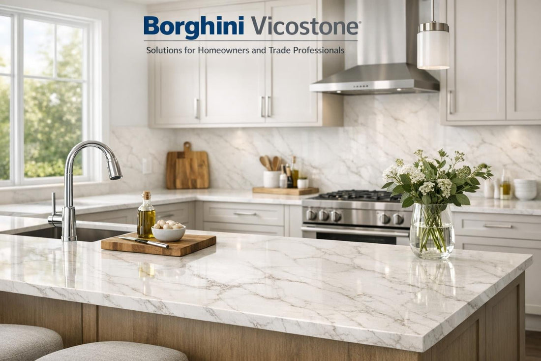 Borghini Vicostone Solutions for Homeowners and Trade Professionals - Zicana Boutique