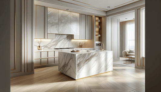 Calacatta Abezzo Quartz Countertops: Timeless Elegance for Luxury Interiors - Z Boutique by Marble Couture