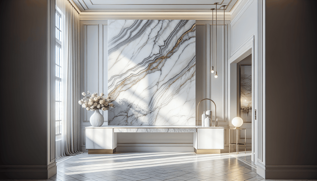 Calacatta Borghini Marble Slab: Luxury and Elegance Redefined - Zicana Boutique