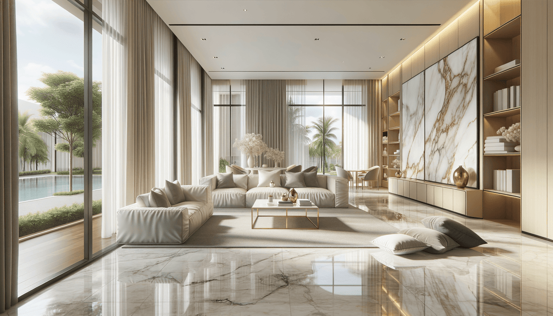 Calacatta Gold Glossy Florim Ideas for Luxurious Interiors - Zicana Boutique