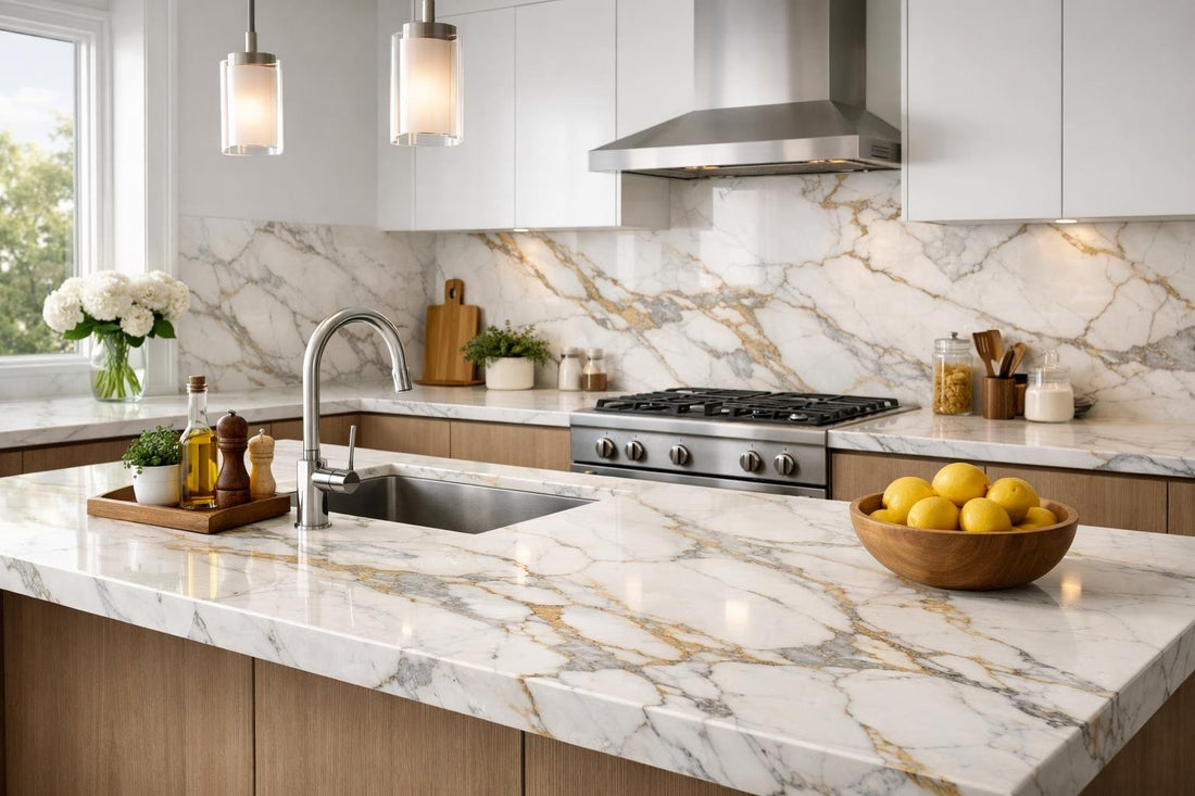 Calacatta Gold Marble: Elegance for Professionals and Homeowners - Zicana Boutique