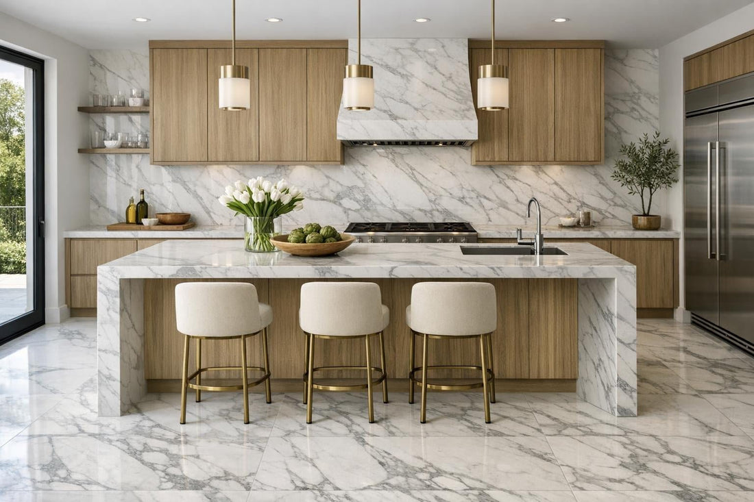 Calacatta Honed Tile Trends for Discerning Professionals - Zicana Boutique