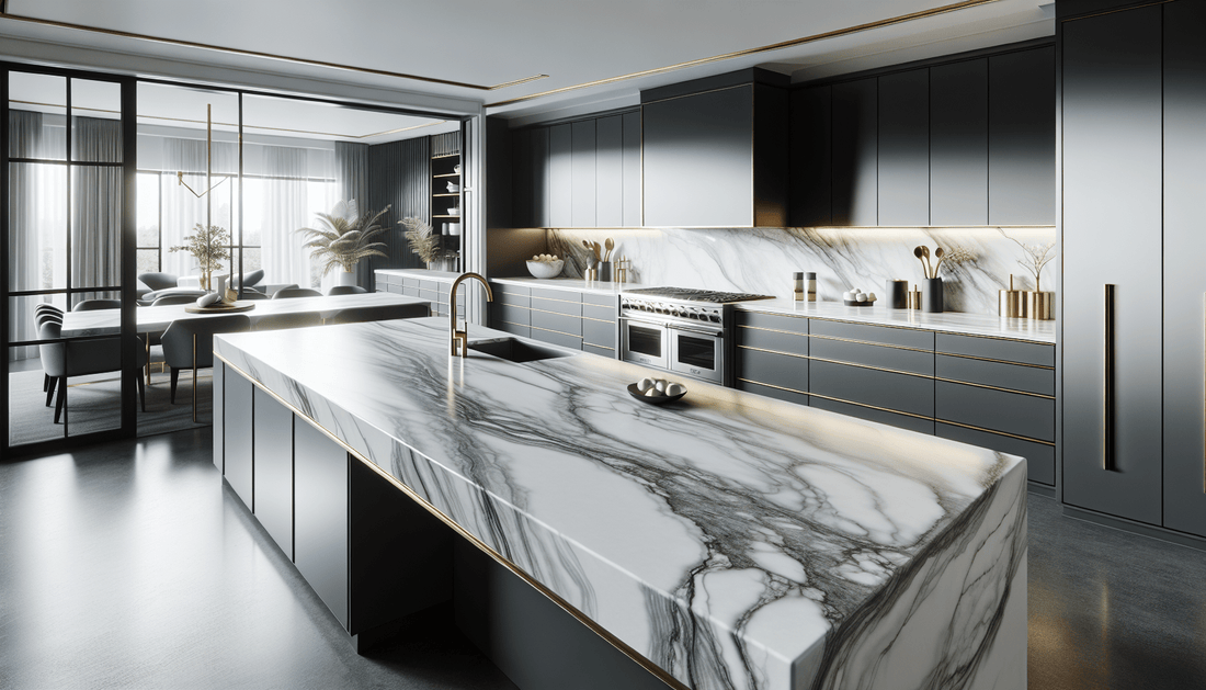 Calacatta Idillio Quartz Countertops: Elegance for Modern Homes and Professionals - Z Boutique by Marble Couture