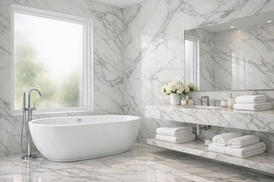 Calacatta Lincoln Marble Elegance - Zicana Boutique Guide - Zicana Boutique