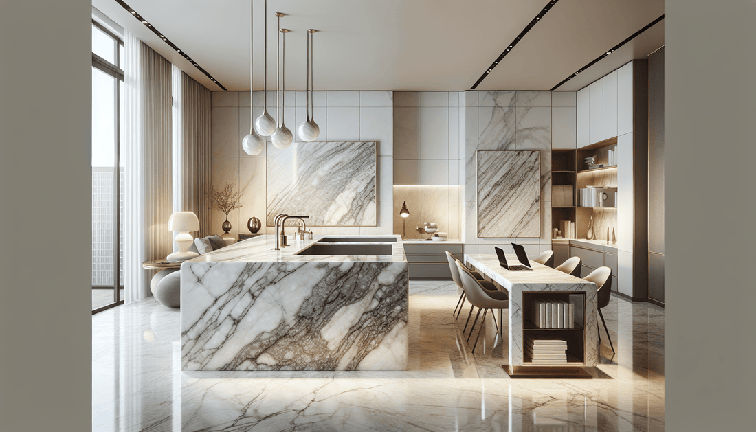 Calacatta Marble Slabs: Elegance for Homes and Professional Spaces - Zicana Boutique