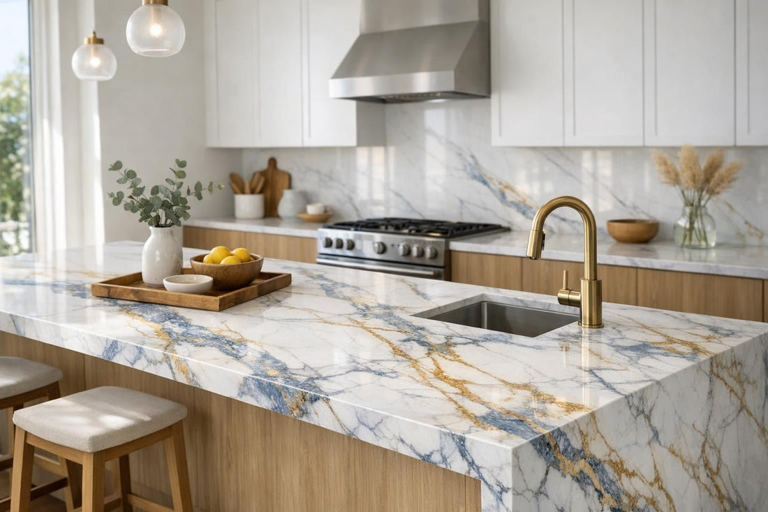Calacatta Sapphiregilt Tessa Quartz: Ultimate Guide for Professionals - Zicana Boutique