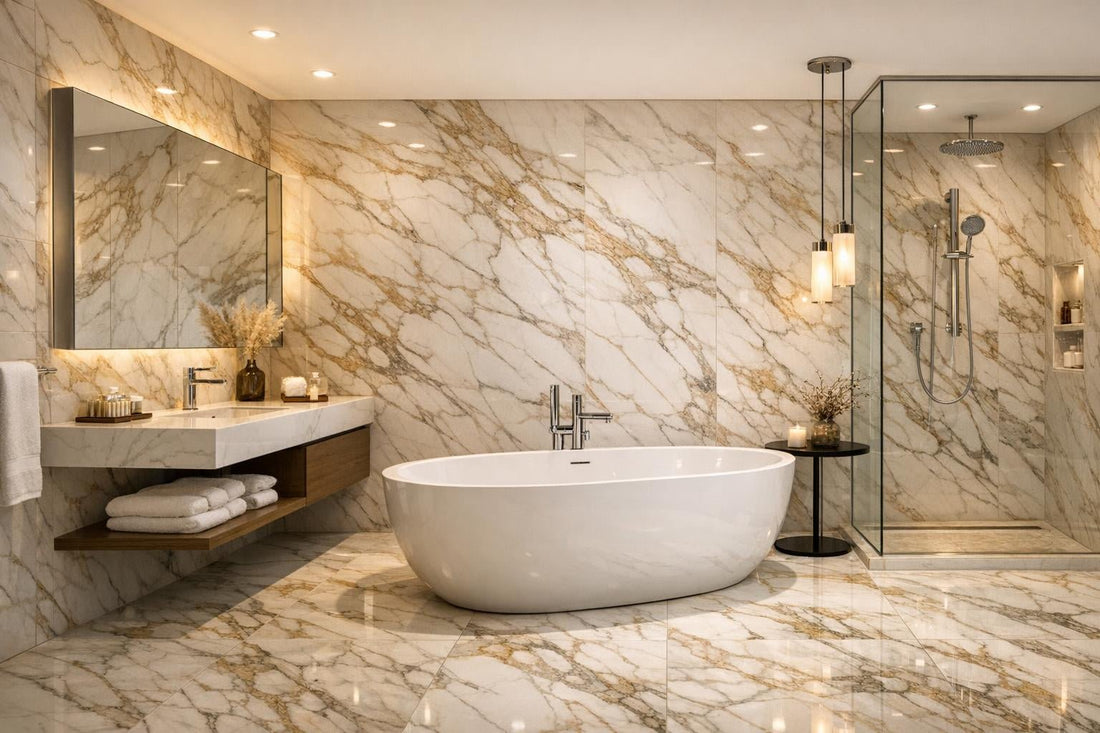 Calacatta Udi Raphael: Elevate Spaces with Luxurious Porcelain - Zicana Boutique