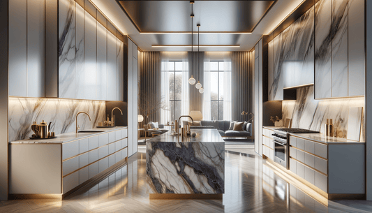 Calacatta Viola Porcelain Slabs for Bold Luxury Interiors - Zicana Boutique