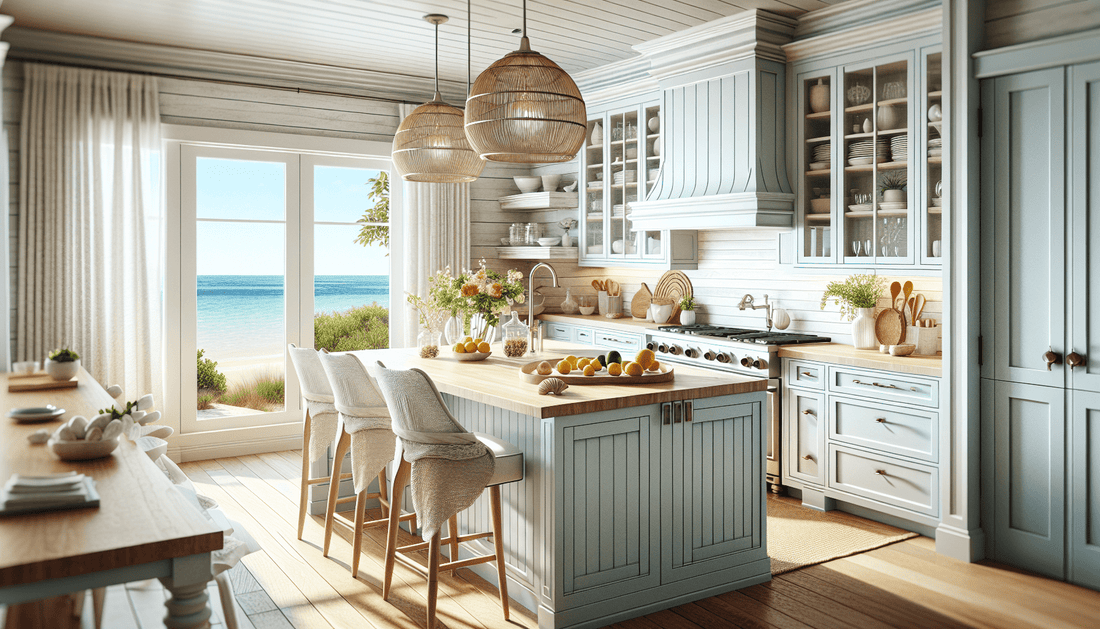 Coastal Charm: Elegant Beachy Kitchen Ideas for Timeless Design - Z Boutique by Marble Couture