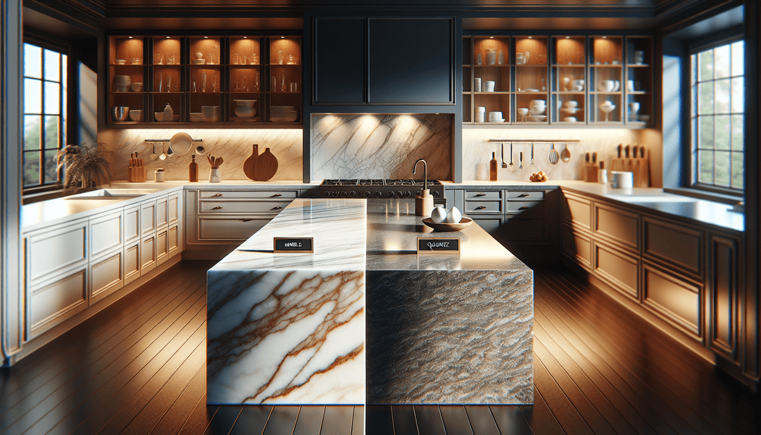 Comparing Quartz vs Marble Countertops: Expert Insights & Solutions - Zicana Boutique