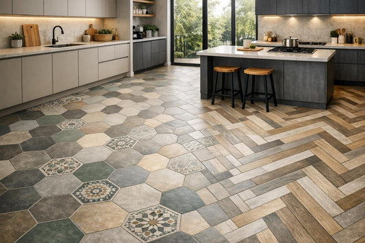 Creative Kitchen Floor Tiling Ideas for Elegant Homes - Zicana Boutique