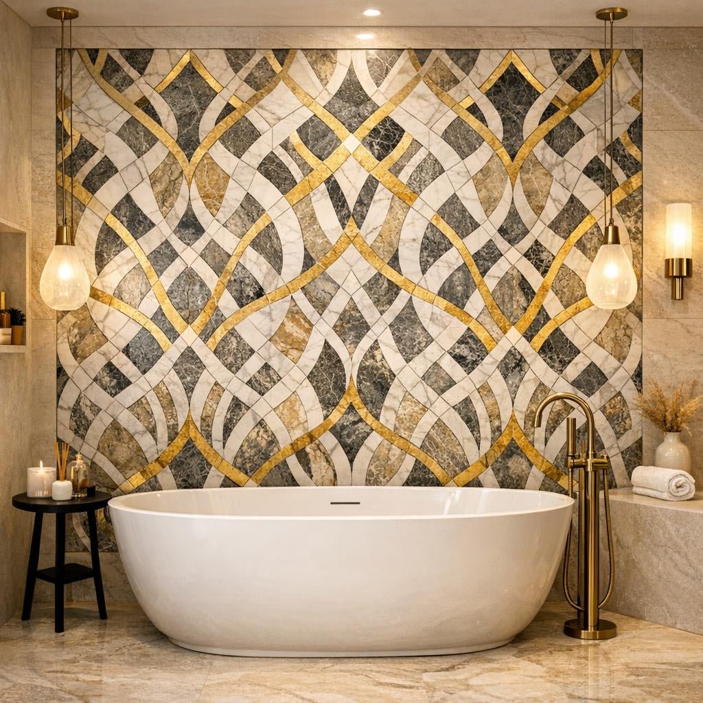 Curvona Juter Marble: Elevate Interiors with Zicana Boutique - Zicana Boutique