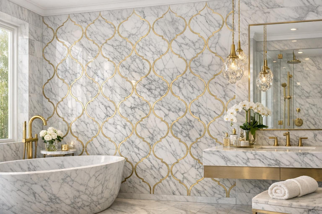 Curvona Liz: Discover Luxurious Marble Mosaics for Professionals - Zicana Boutique