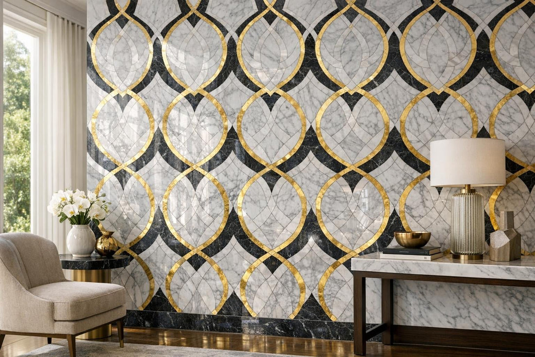 Curvona Oxford Marble Mosaic: Elevate Your Design Vision - Zicana Boutique