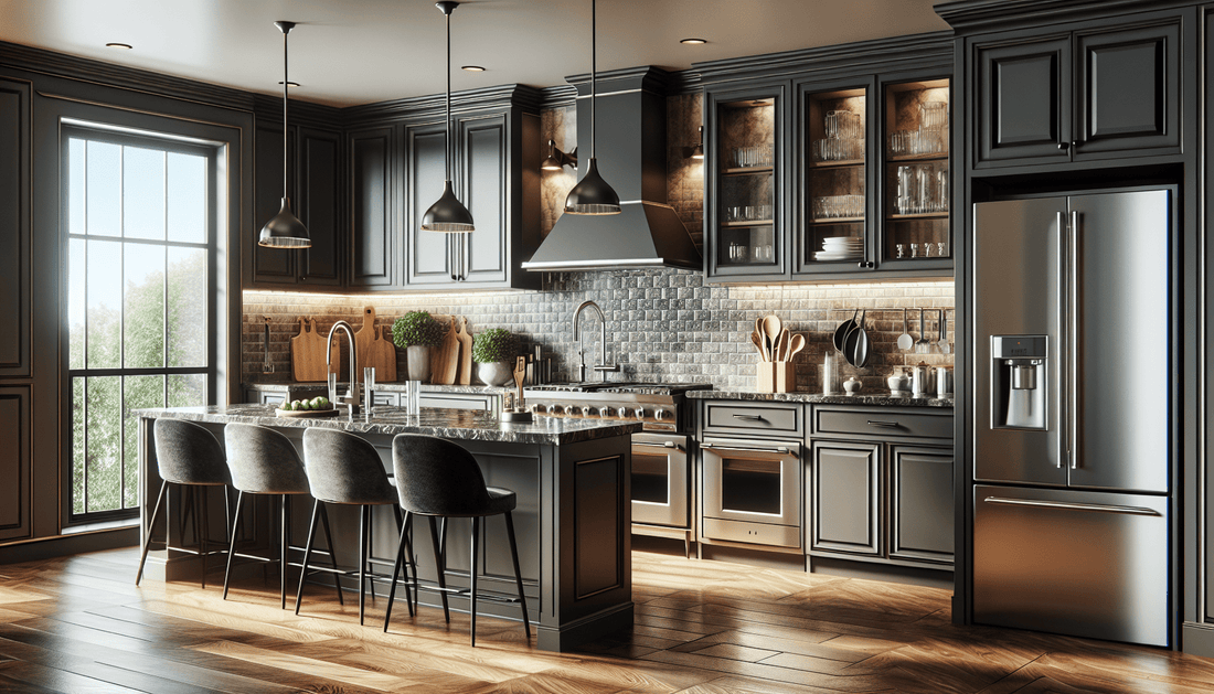 Dark Cabinets Light Granite Countertops: A Perfect Design Harmony - Zicana Boutique