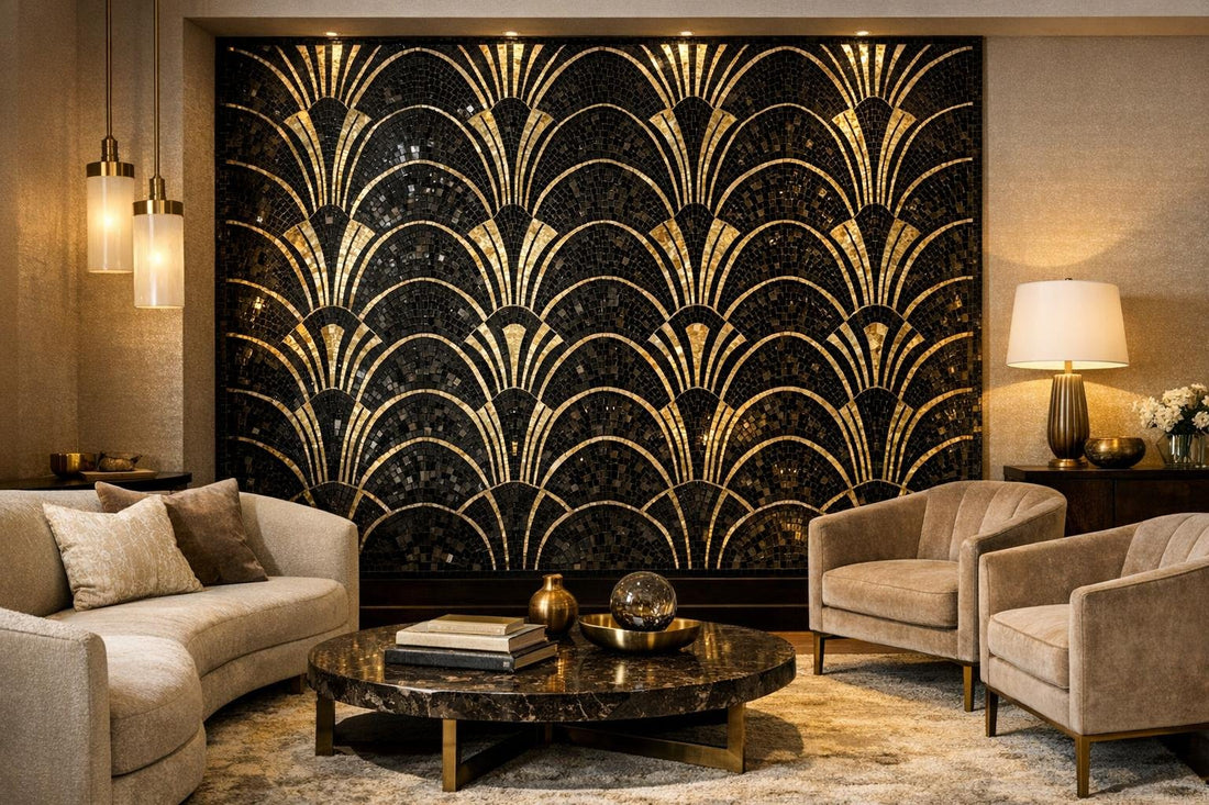 Decadence By Donghia Black: Elevate Interiors with Artistic Tile - Zicana Boutique