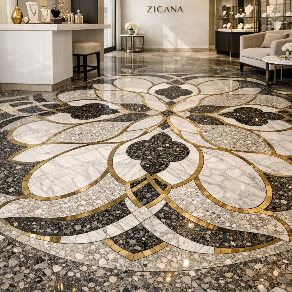 Decova Aldo Nube Terrazzo Mosaic Solutions at Zicana Boutique - Zicana Boutique