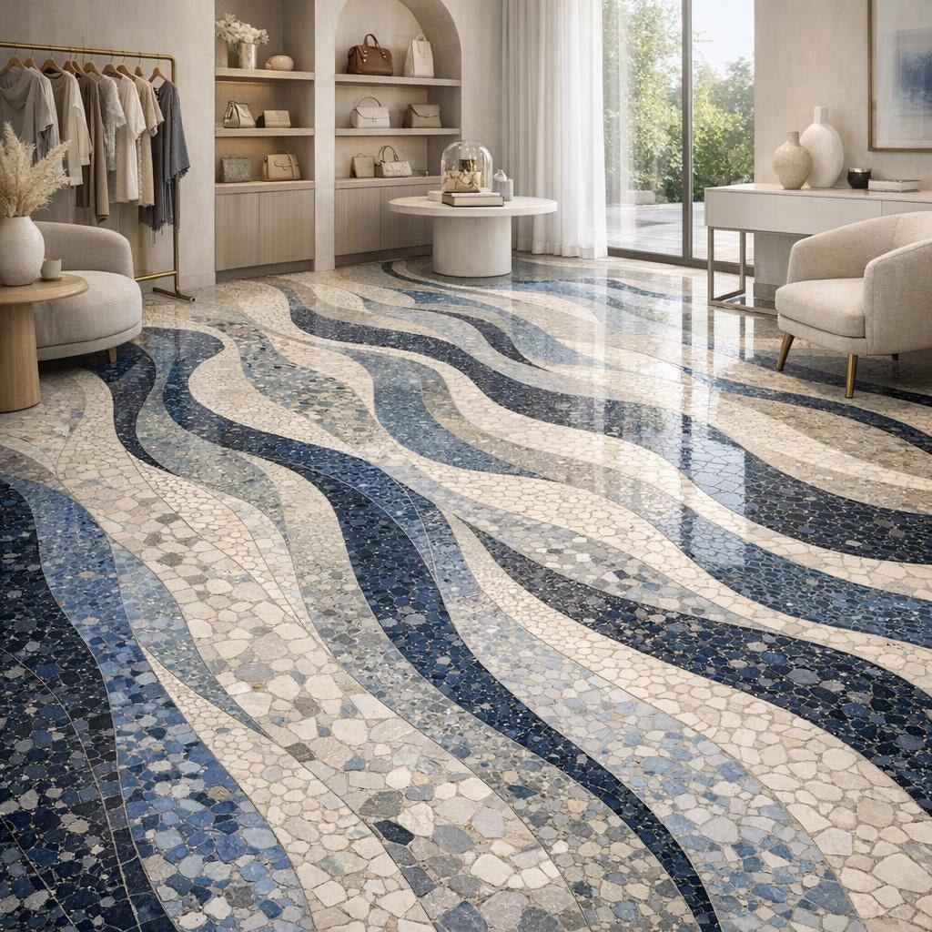 Decova Samoa River Wave: Elevate Spaces with Zicana Terrazzo - Zicana Boutique