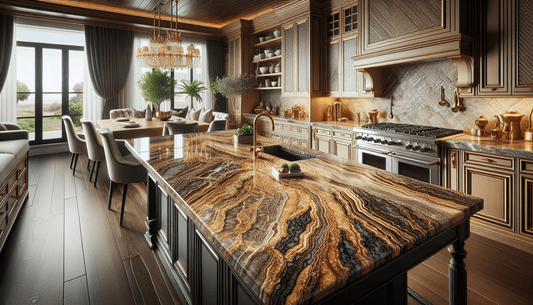 Delicatus Gold Granite Countertops: Luxurious Solutions for Homeowners and Professionals - Z Boutique by Marble Couture