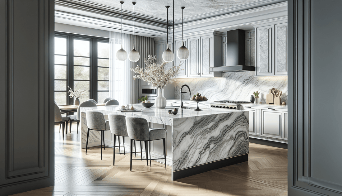 Delicatus White Granite: Transform Your Kitchen Elegantly - Zicana Boutique