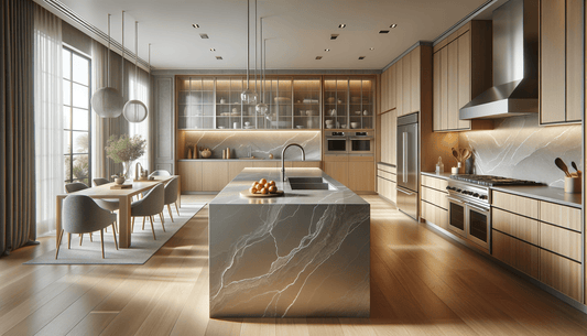 Desert Silver Silestone Kitchen Ideas for Luxe Stone Design - Zicana Boutique