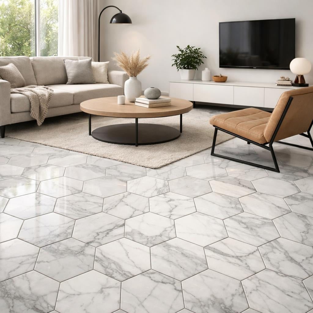 Design Elegance: Transform Spaces with Hexagonal Tiles - Zicana Boutique